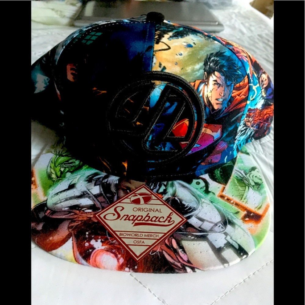 DC JLA Superheroes Men’s SnapBack Baseball New